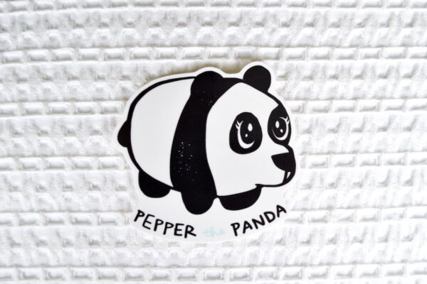 Pepper the Panda Sticker