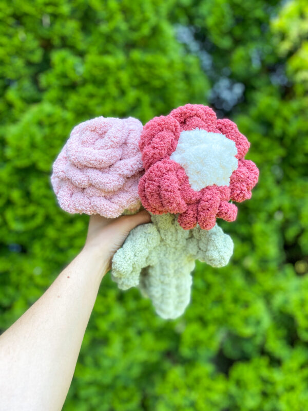 Flower Stems VIDEO TUTORIAL & *MODIFICATION* for Potted Heart Flower Buddy Pattern - Image 8