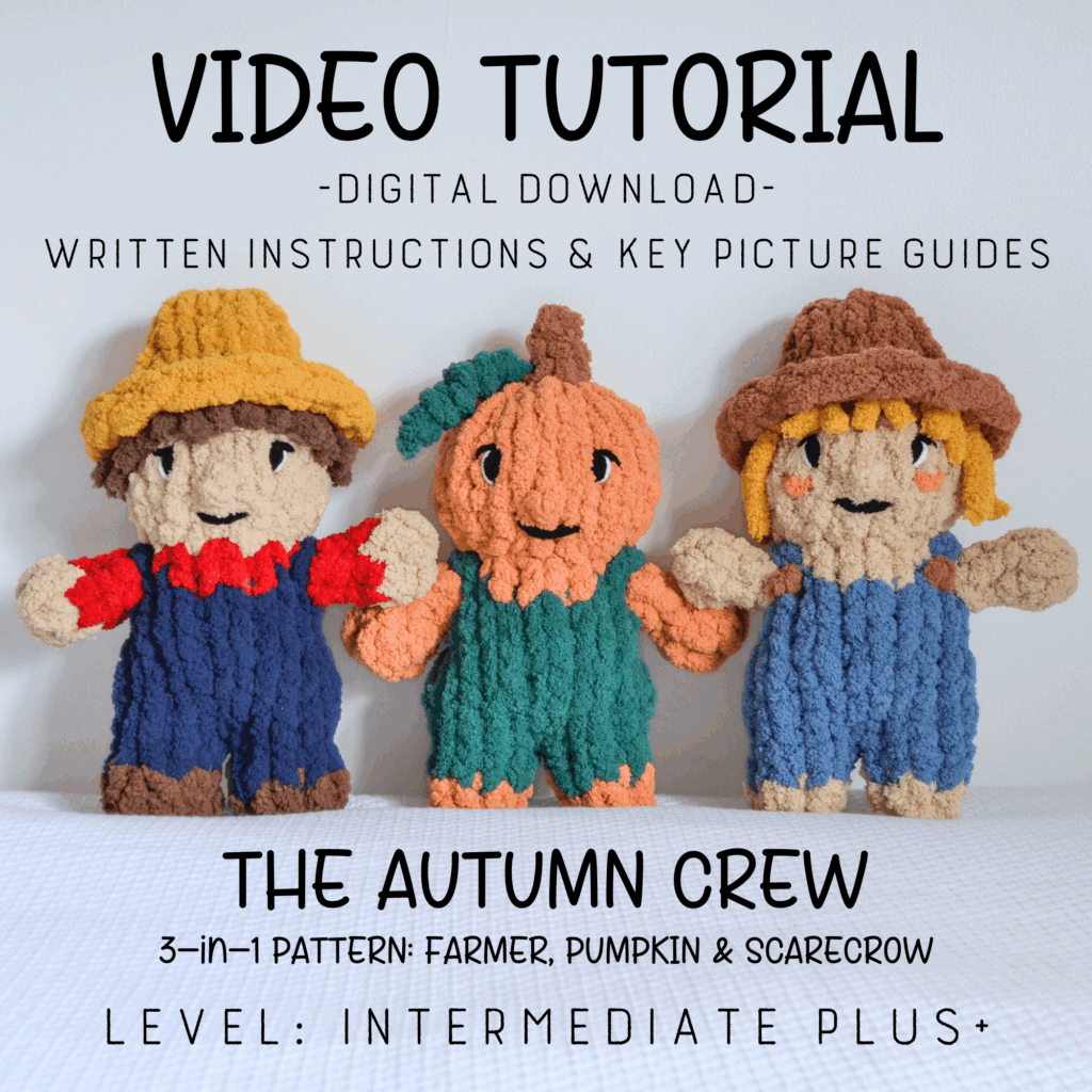 The Autumn Crew VIDEO TUTORIAL & WRITTEN INSTRUCTIONS – Chunky Finger ...